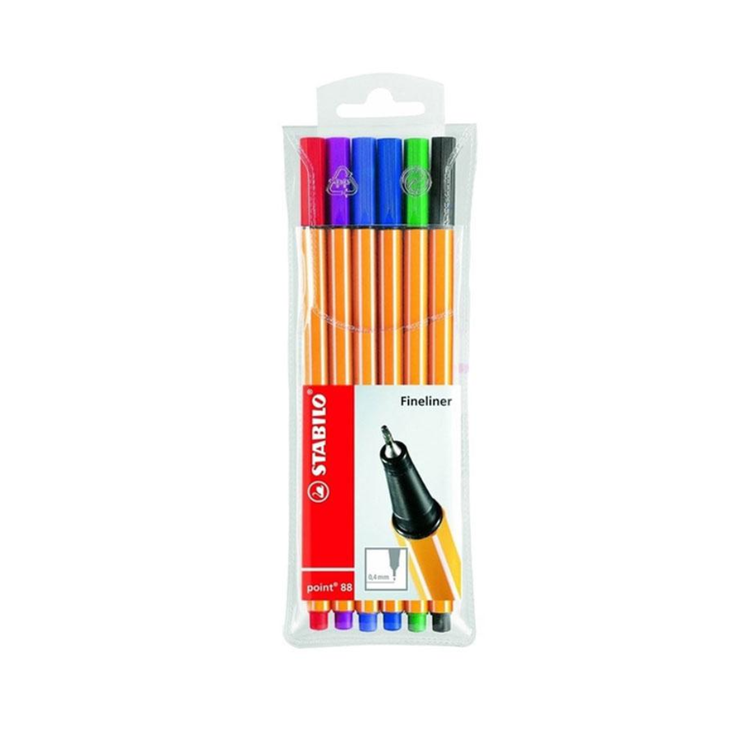 Rotulador Extrafino 88 Estuche X 6 Und - Stabilo