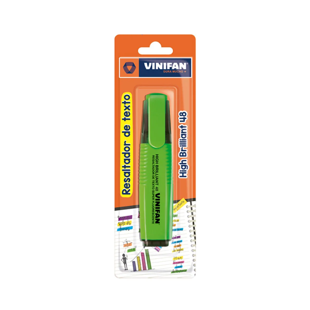 Resaltador High Brillante 48 Verde - Vinifan 