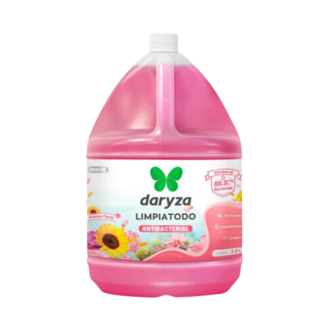 LIMPIATODO ANTIBACTERIAL FLORAL X GALÓN 3.8 LTS - DARYZA
