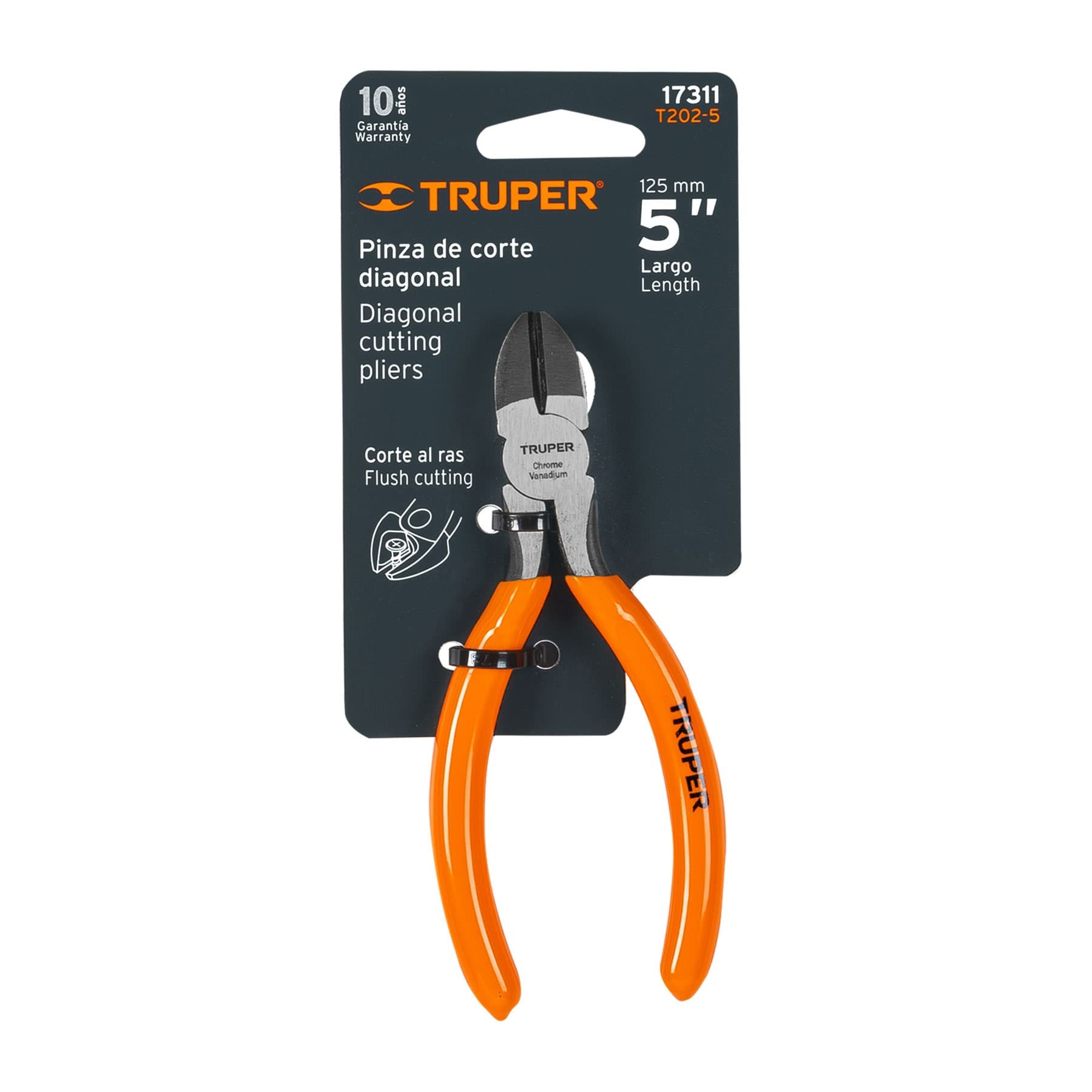 ALICATE DE CORTE DIAGONAL 5" 17311 - TRUPER