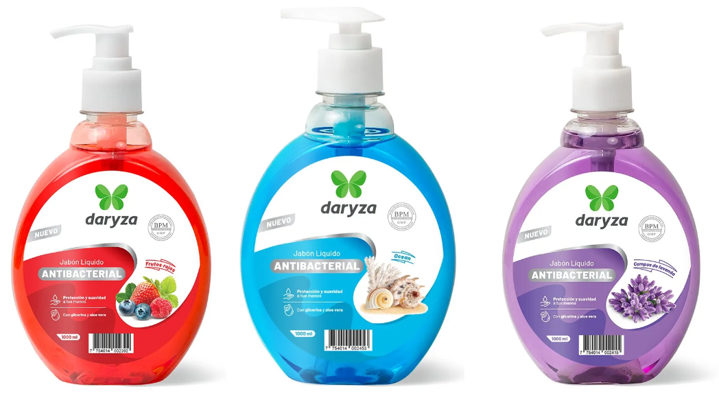 JABON LIQUIDO ANTIBACTERIAL X LT - DARYZA