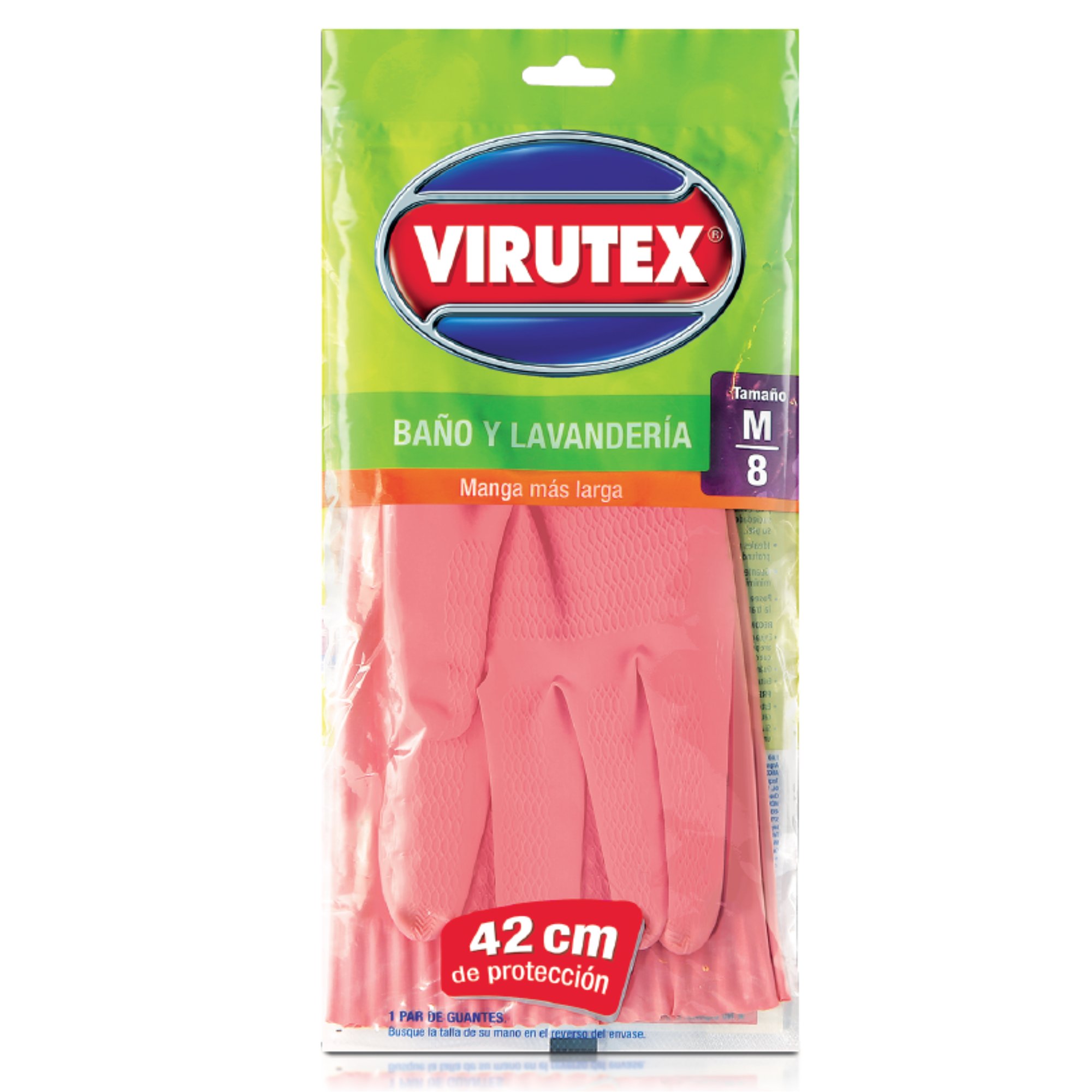GUANTE BAÑO Y LAVANDERÍA CREATIVA TALLAS M, L - VIRUTEX